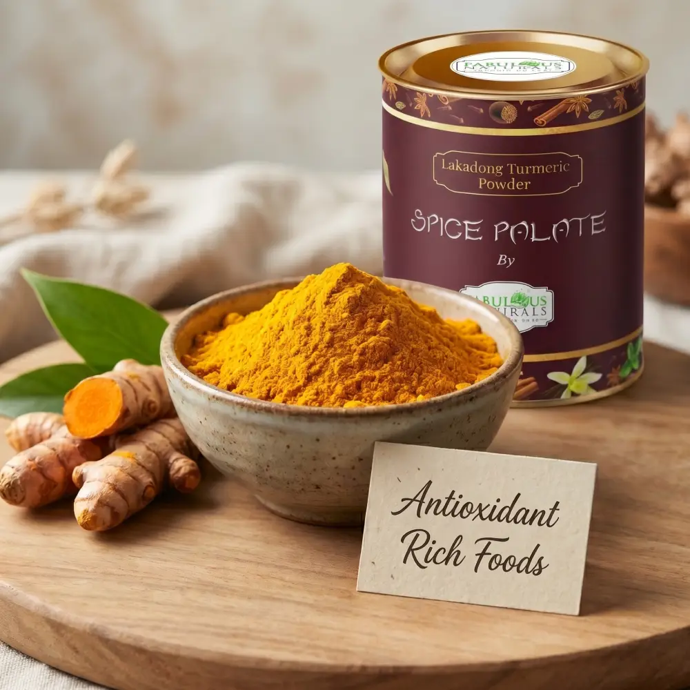 Spice Palate's Lakadong Turmeric Powder(3.5oz) <br><span style="font-size:14px">High Curcumin. Pure Wellness. Nature's Golden Treasure.</span> - Image 6